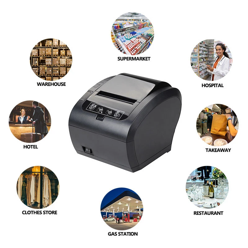 2021 Hot selling supplies OEM/ODM thermal bill printer 80mm usb thermal receipt printer pos system