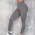 Import 2021 New design  women legging plain color high waist  gym fitness women leggings from China