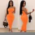 Import 2021 Summer Candy Color Strapless Stacked Bodycon Dress Women Off The Shoulder Sexy Midi Dress from China