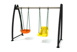 2021 Wonderful Plastic Kids Outdoor Playground Swingset Play Equipment Park Equipment