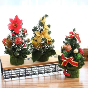20cm mini Christmas tree Christmas holiday emporium ornaments desktop ornaments small trees