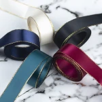 2.2cm Phnom Penh Ribbon Gift DIY Packaging Bow Gift Ribbon Wholesale Customization Double Faced Satin Ribbon