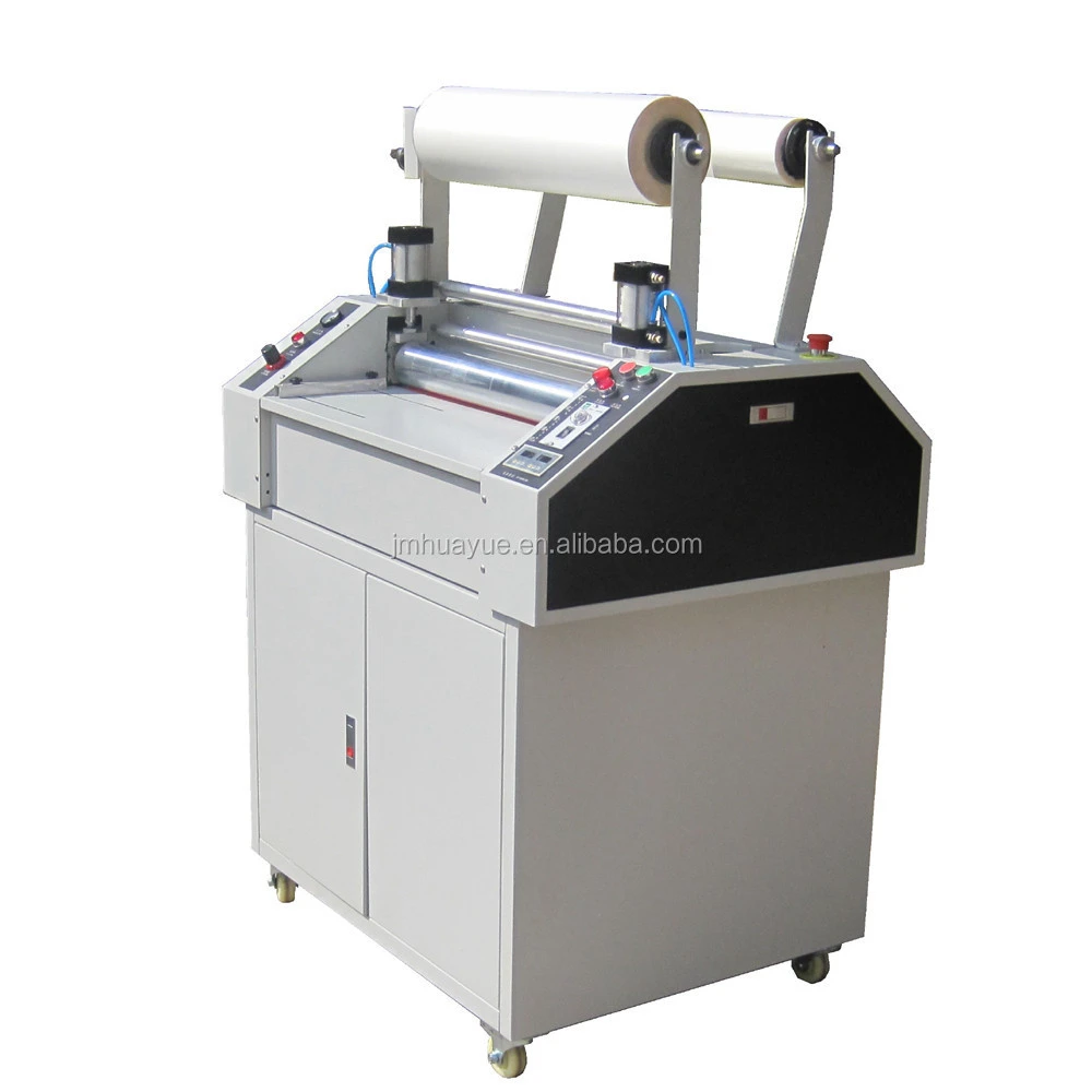 24 inch pneumatic bopp film hot laminator for printed product with adjustable speed