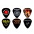 Import 24/30/40/50Pcs Acoustic Bass Pic Plectrum Mediator Triangle Guitar Picks Custom Logo from China