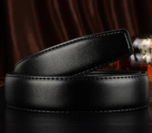 2.4cm, 2.8cm, 3cm, 3.2cm, 3.5cm wide leather belt automatic ratchet belt holes genuine leather belt strap