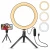Import 26cm Camera Tiktok Photographic led circle ring light set Fill Light with desktop Selfie 10inch Led Ring Light With Tripod Stand from China