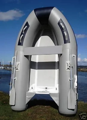 2.7m Light Gray Rigid Hull Fiberglass Inflatable Boat