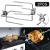 Import 2PCS BBQ Stainless Steel Spit Fork Chicken Grill BBQ Stick  Fork Rotisserie Barbecue Accessory from China
