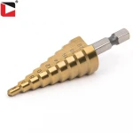 3-12mm 4-12mm 4-20mm Hss power drills tools titanium step drill bit set