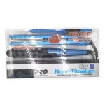 3 in 1 Dual Voltage Digital Flat Iron Pro Nano Titanium Plated Hair Straightener hair curler hair comb set