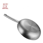 3-ply stainless steel Granite Coating Cooking Non Stick non-stick Cooking Frying Pan