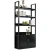 Import 3 Tier Industrial Ladder Bookcase Bookshelf Bookshelves with Metal Frames Storage Shelves Organizer Display Rack from China