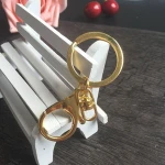 33mm gold Plate Lobster Trigger Swivel Clasps Findings Keyring