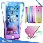 360 degree Full Protective Cover Phone Cases For iPhone 6 Cases For iPhone 7 Cover Front Back Body Clear