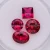 Import 3A high quality low prices 2*4mm-10*12mm oval shape 5# Ruby synthetic Corundum cubic zirconia from China