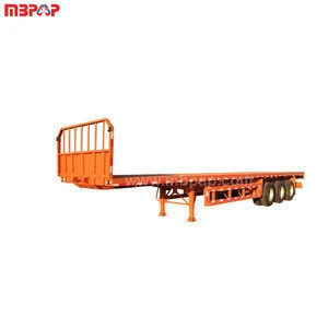 3axle  40feet flatbed truck trailer made in china  for Thailand market