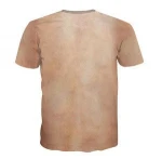 3d Europe and America short t mens short sleeve funny print creative gift t-shirt