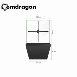 3d hologram 100 cm hologram display fan with SD card/WiFi indoor advertising equipment led monitor 3d hologram display 3d fan