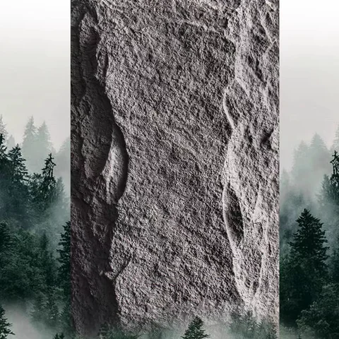 Buy 3d Texture Stone For Exterior Artistic Pu Stone Cladding Faux Stone ...