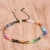 Import 3MM lucky stone jewelry adjustable bohemian beads bracelet from China