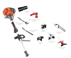 4 in 1 Gasoline brush cutter pole saws hedge trimmer