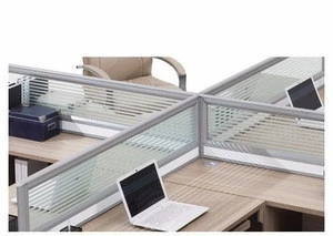 4 people person office workstation partition