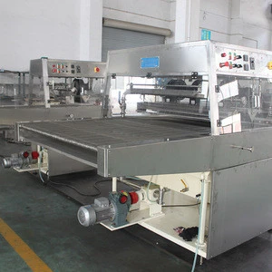 400mm chocolate coating machine chocolate enrober machine for snack food making factory use
