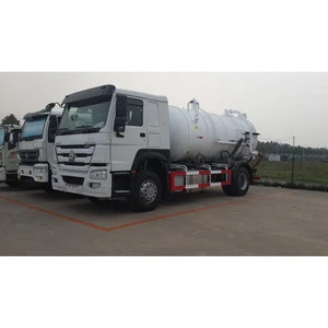 4x2 HOWO sewage suction truck 10000L Cleaning Truck