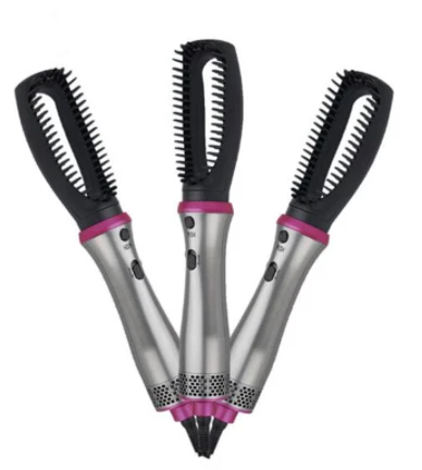 5 In1 Electric Blow Dryer Comb Hair Curling Wand Detachable Hair Brush Kit Negative Ion Hair Dryer