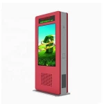 55 inch Outdoor Application Waterproof Dustproof digital advertising display screen with device for car charging