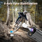 5K Action Camera Bike Motorcycle Helmet HD Recording Sports Camera With Lighting WiFi Synchronization Anti Shake Camera