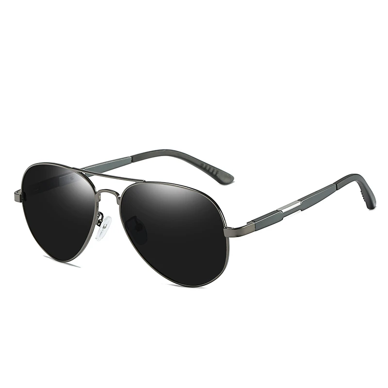 6031 Wholesale mens new metal polarized sunglasses large frame sunglasses
