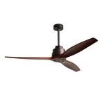 60inch modern simple solid wood decorative ceiling fan