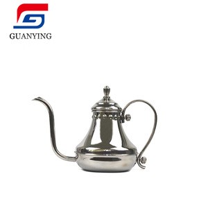 650ml Stainless Steel Pour Over Coffee and Tea Kettle for Home Cafe Long Narrow Spout Gooseneck Tea Pot