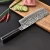 Import 6.5&quot; Damascus steel Japanese kitchen  knife with diagonal grain from China