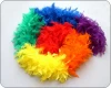 6.6ft 80 Grams Muticolor Crafts Turkey Chandelle Feather Boas for Adults Party Decoration and Costume Dress Up
