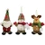 Import 6pcs/Set Lovely Christmas Tree Dolls Toy  Santa Clause Reindeer Snowman Doll  Christmas Gifts Wholesale decoration figures from China