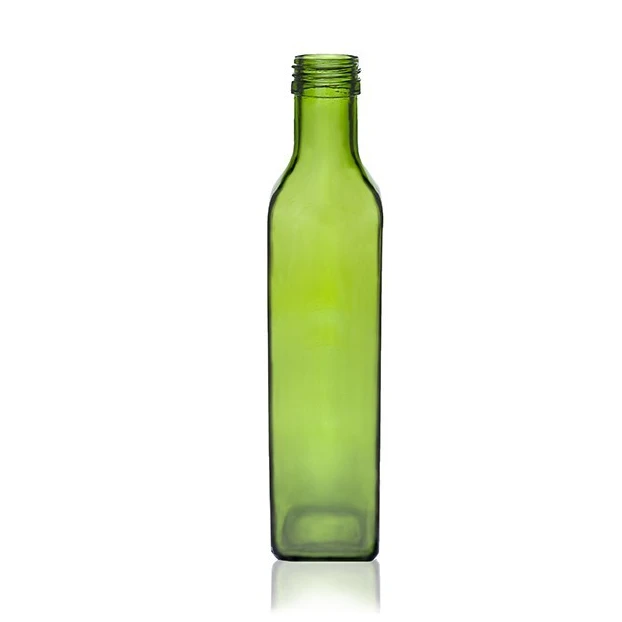 750ml Olive Oil Square Super Flint Glass Bottle