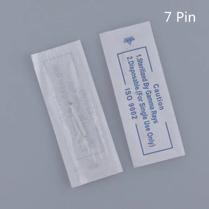 7pins Disposable manual microblading tattoo cartridges IPM needle for eyebrow tattoo pen