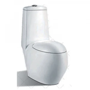 8026 Round Toilet Bowl Shape Siphonic and Washdown One Piece Toillet