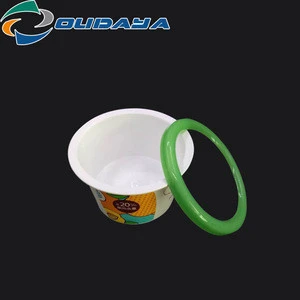 80ML IML plastic cup Ice cream bowl, ice cream cup / tubs Sauce, ice cream containers with aluminum film