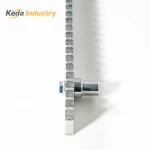 8*30*1005mm Cnc Machined metal High Strength Pom Plastic Gear Rack And Pinion