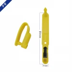 860-960MHz ISO18000-6C Monza 4QT UHF RFID Sheep Strip Ear Tag