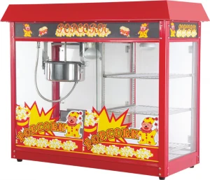 8OZ Popcorn Machine &amp; Warming Showcase