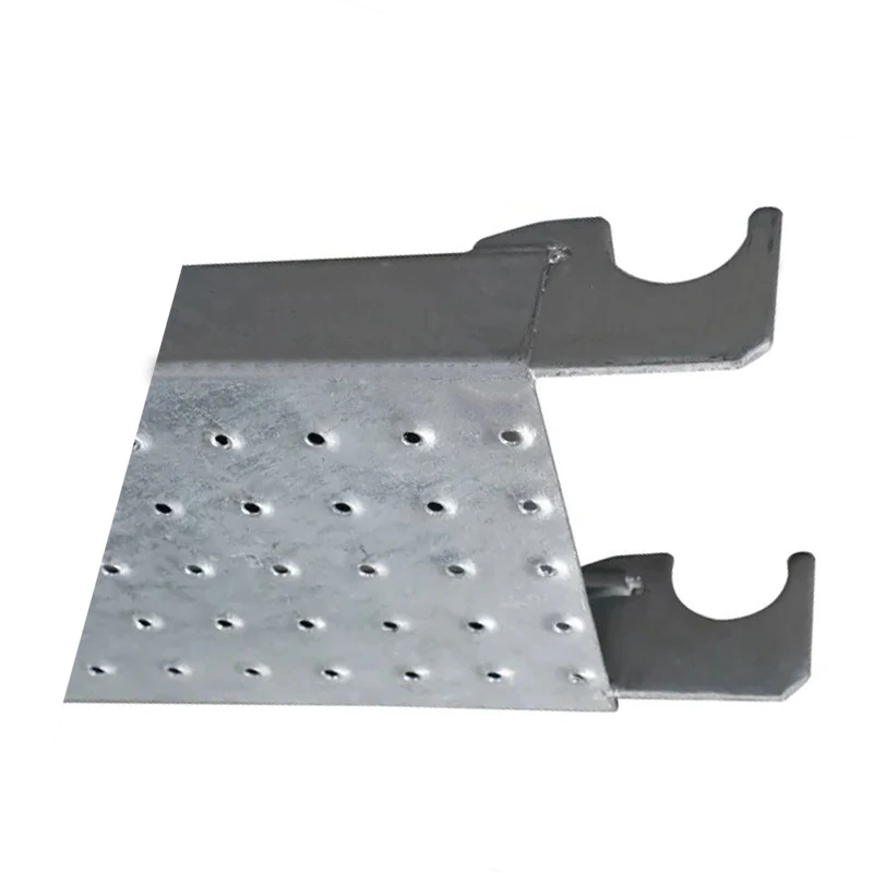 9&quot; / 228 mm Width Galvanized Metal Steel Hook Scaffolding Plank