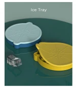 A3145  Food Grade Silicone Ice Cube Mold Home 26 Grid Freezer Tray lemon Shape Bar Tools Refrigerator Ice mold