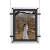 Import A4 hanging window display double side crystal led light box for real estate -side hanging-with clear border from China