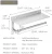 Import Adhesive Paper Towel Holder Wall Mounted Rack Saving Space Kitchen 13 in Bathroom Tissue Roll Hanger Aluminum Storage Shelf from China