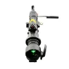 Adjustable 100mw green laser illuminator and infrared aiming laser designator combo