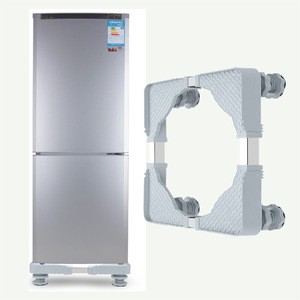 Adjustable washing machine and refrigerator base